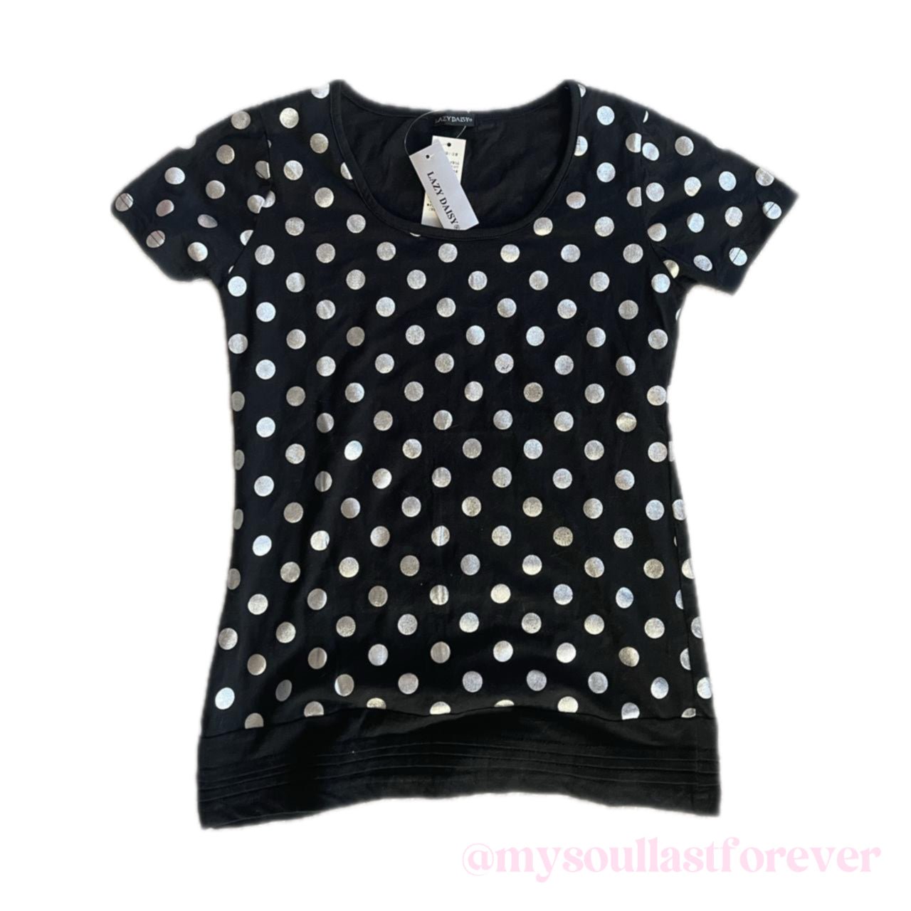 Lazy Daisy super rare 2000s aesthetic polka dot top - Mysoullastforever