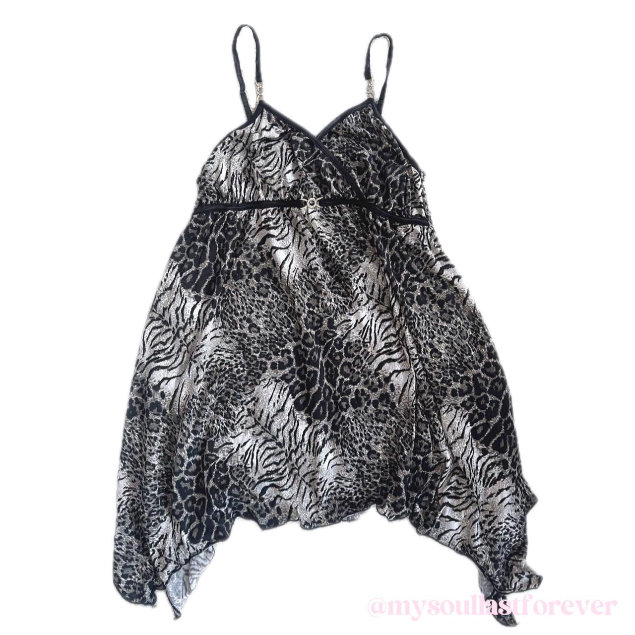 Vintage Healthy Karen leopard print babydoll cami dress - Mysoullastforever