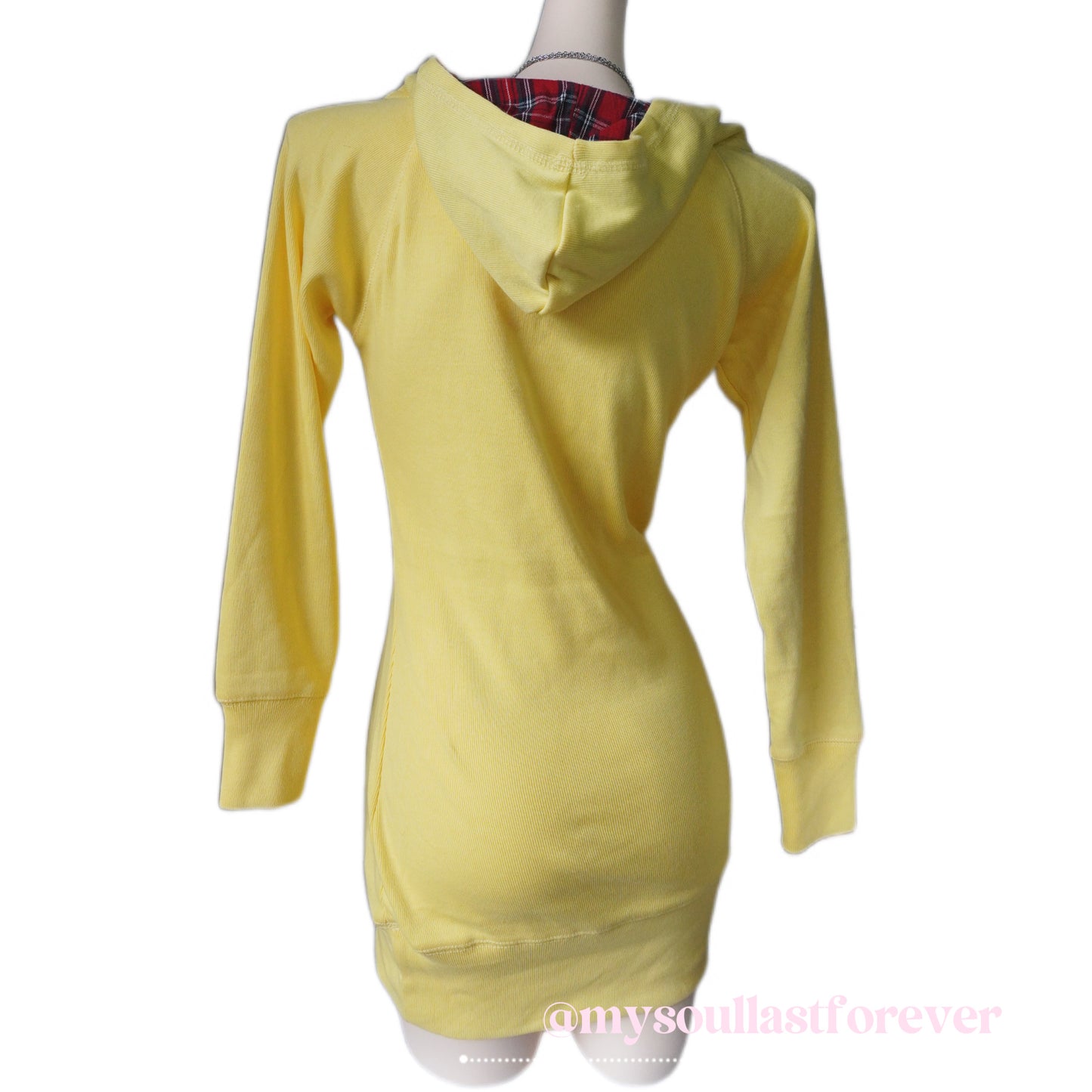 Vintage Abercrombie & Fitch brand 2000s knit hoodie dress - Mysoullastforever