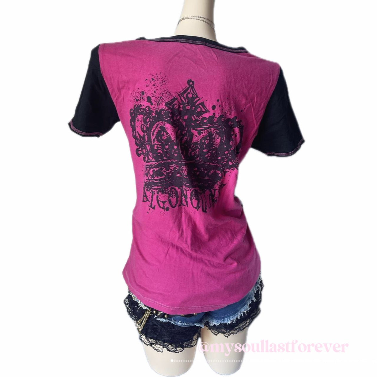 Vintage Algonquins very rare harajuku fashion graphic top - Mysoullastforever