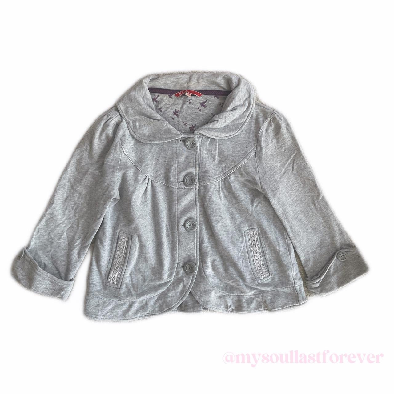 Vintage ES 2000s aesthetic jacket with lace detailing - Mysoullastforever