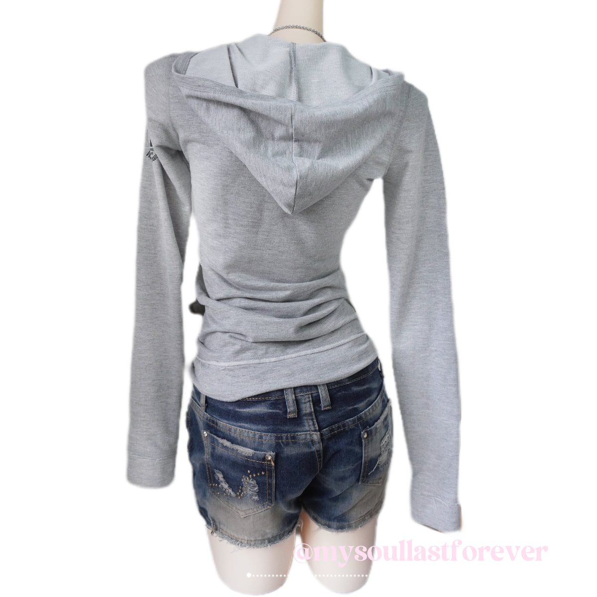 Vintage Skinny Lip archive aesthetic long sleeve hoodie - Mysoullastforever