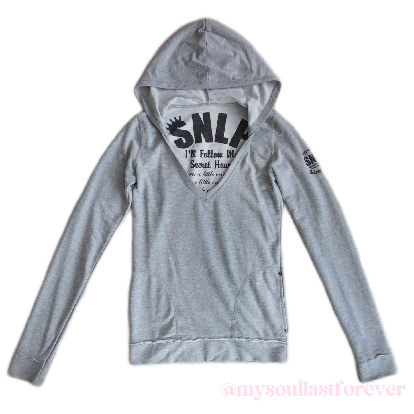Vintage Skinny Lip archive aesthetic long sleeve hoodie - Mysoullastforever