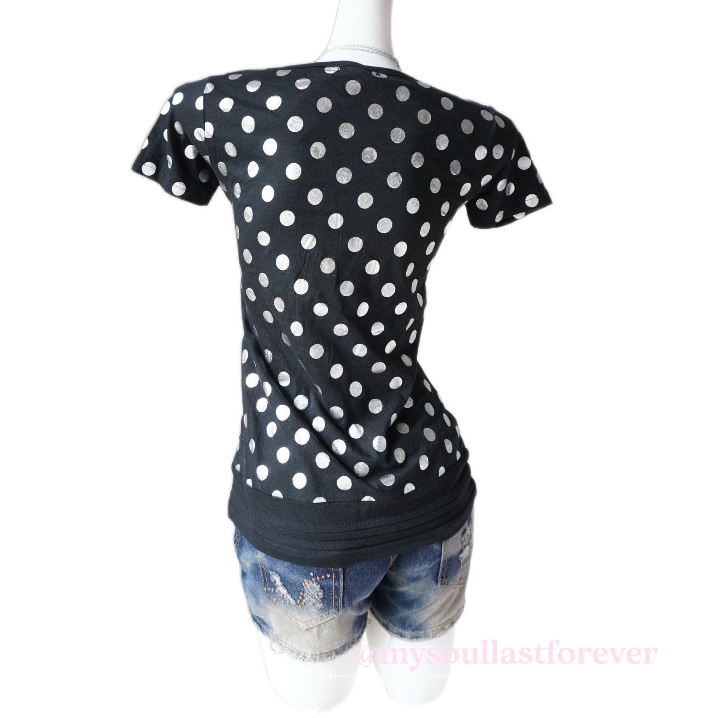 Lazy Daisy super rare 2000s aesthetic polka dot top - Mysoullastforever