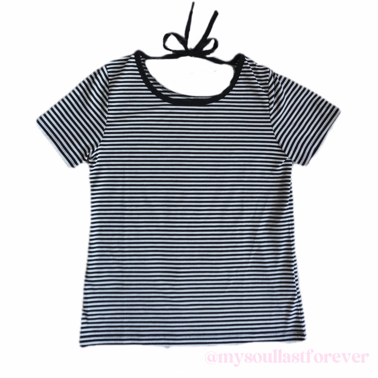 Vintage Algonquins grunge aesthetic two piece polka dot mesh top with lace trim and skull patch - Mysoullastforever