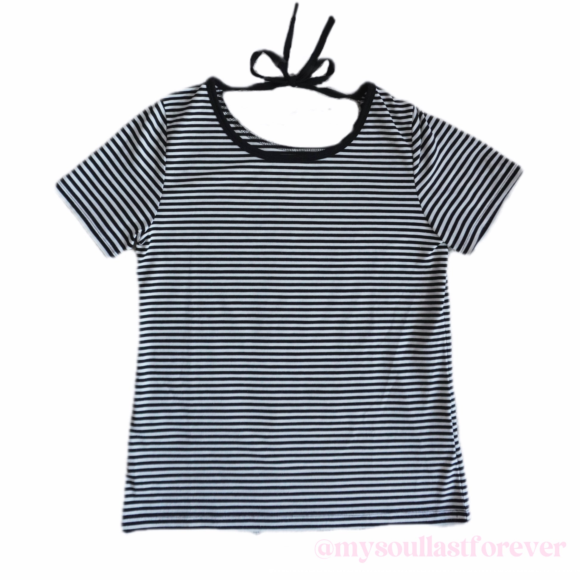 Vintage Algonquins grunge aesthetic two piece polka dot mesh top with lace trim and skull patch - Mysoullastforever