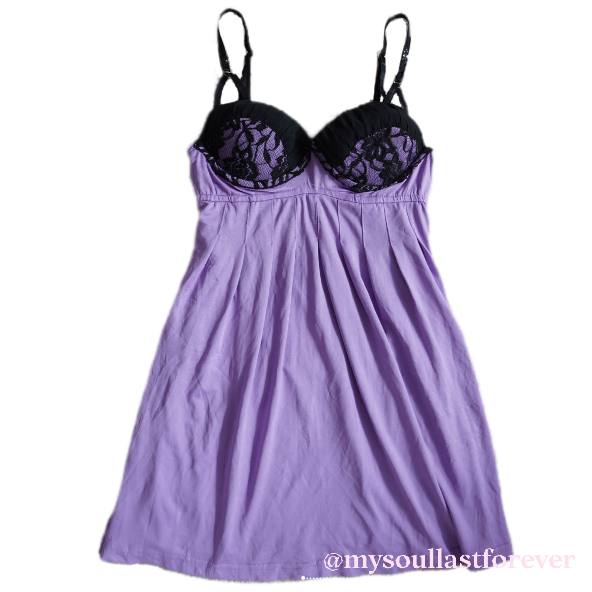 Vintage Lip Service lace ruffled cami dress - Mysoullastforever