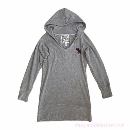 Vintage Abercrombie & Fitch brand very rare knit hoodie dress - Mysoullastforever