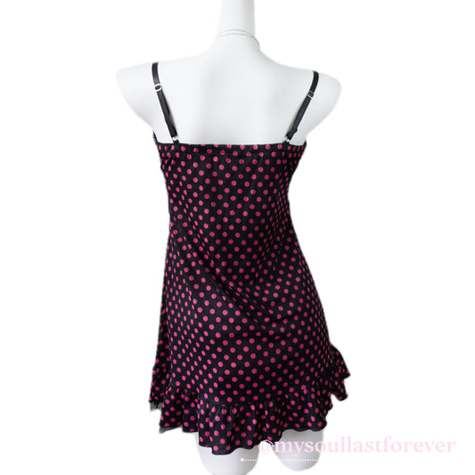 Vintage Cecil Mcbee agejo polka dot cami dress - Mysoullastforever