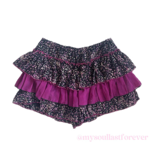 Vintage Algonquins shouju floral tutu mini skirt - Mysoullastforever