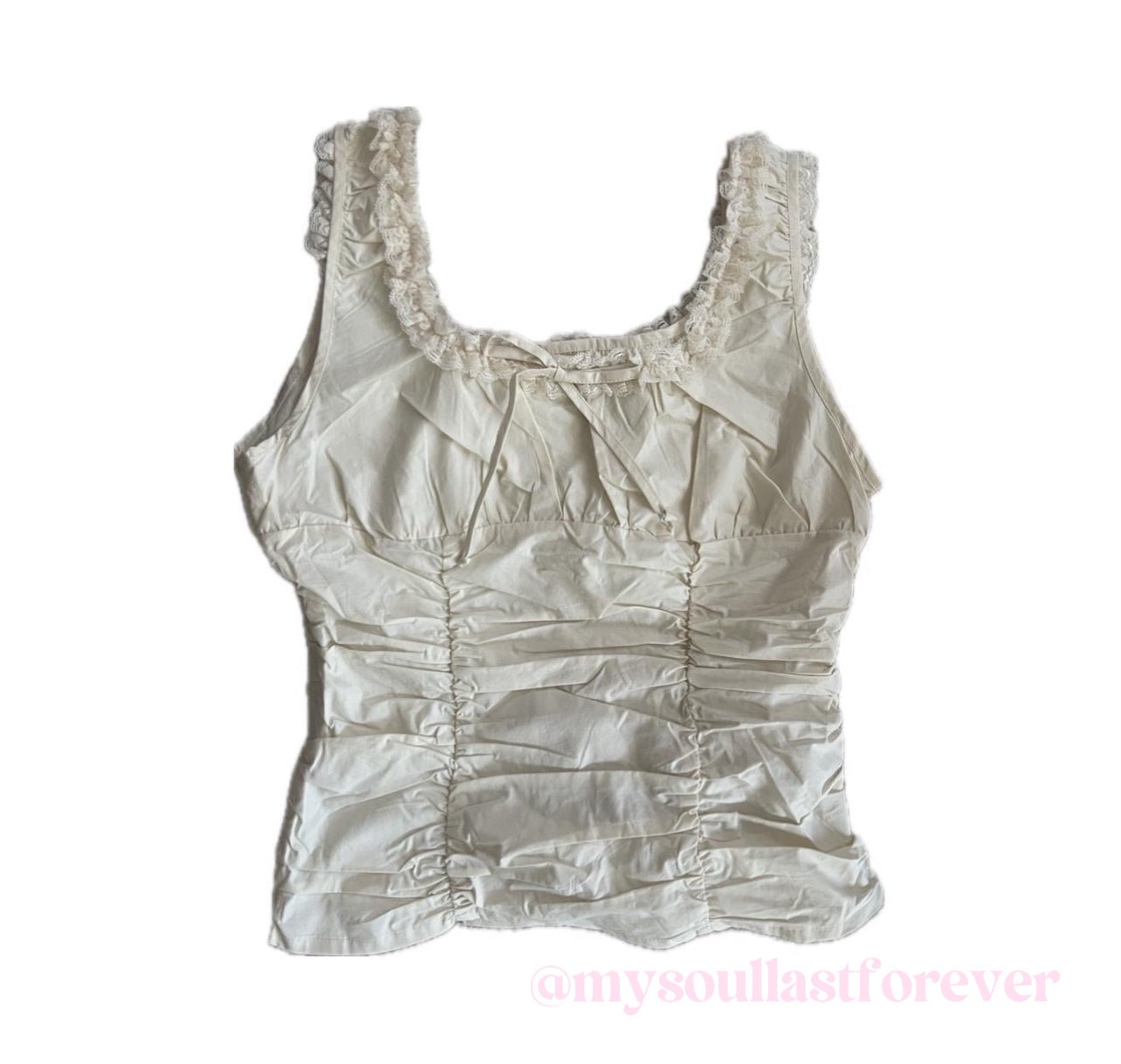 Strike a pose independent designer brand fairycore ruffled tank top - Mysoullastforever