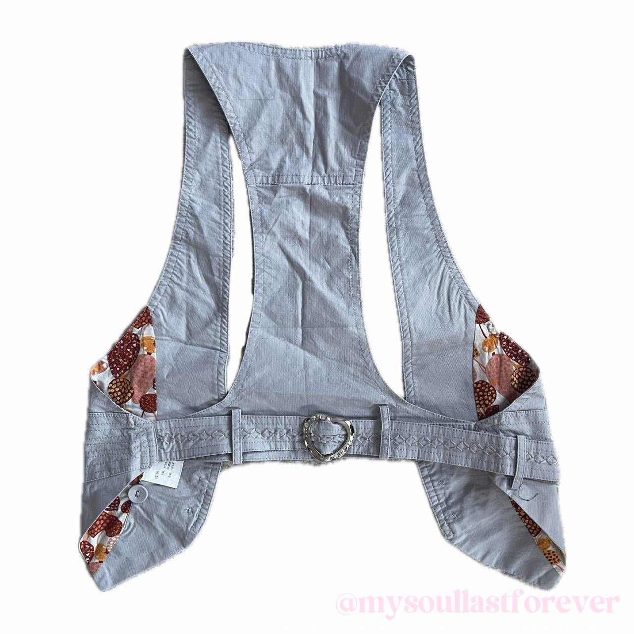 Vintage Ayilian Sgirl brand archive aesthetic heart clasp vest - Mysoullastforever