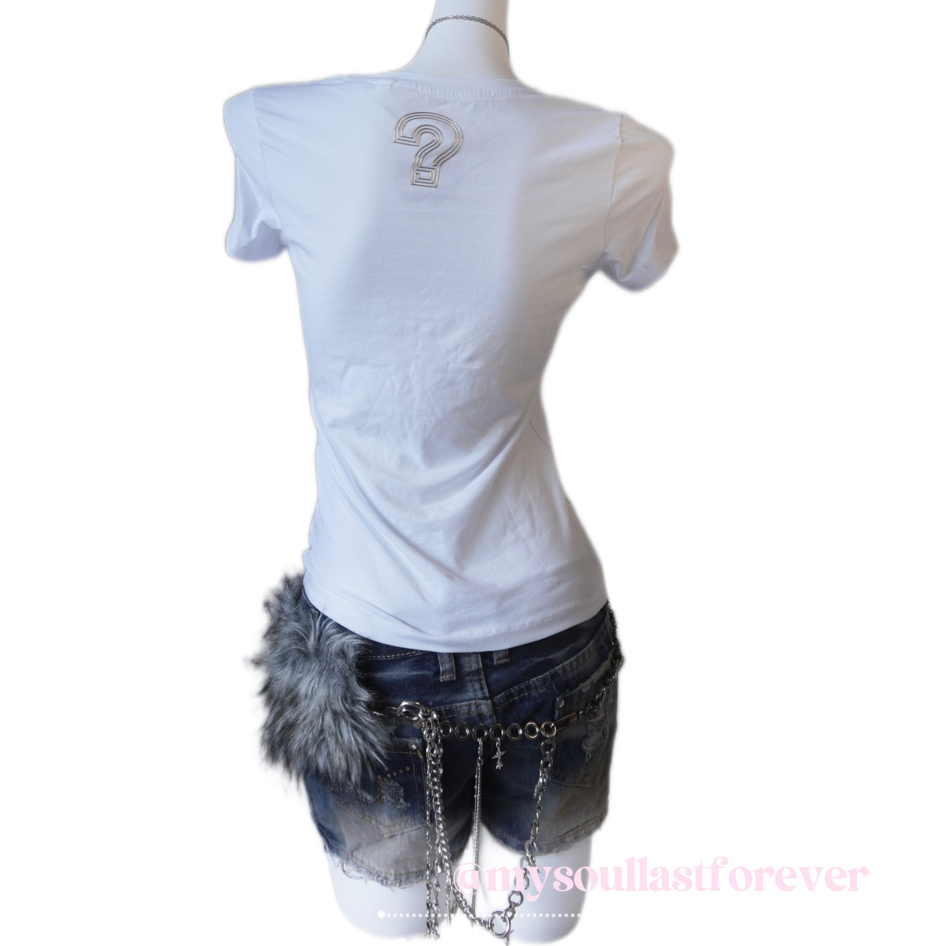 Vintage Guess archive aesthetic rhinestone cropped top - Mysoullastforever