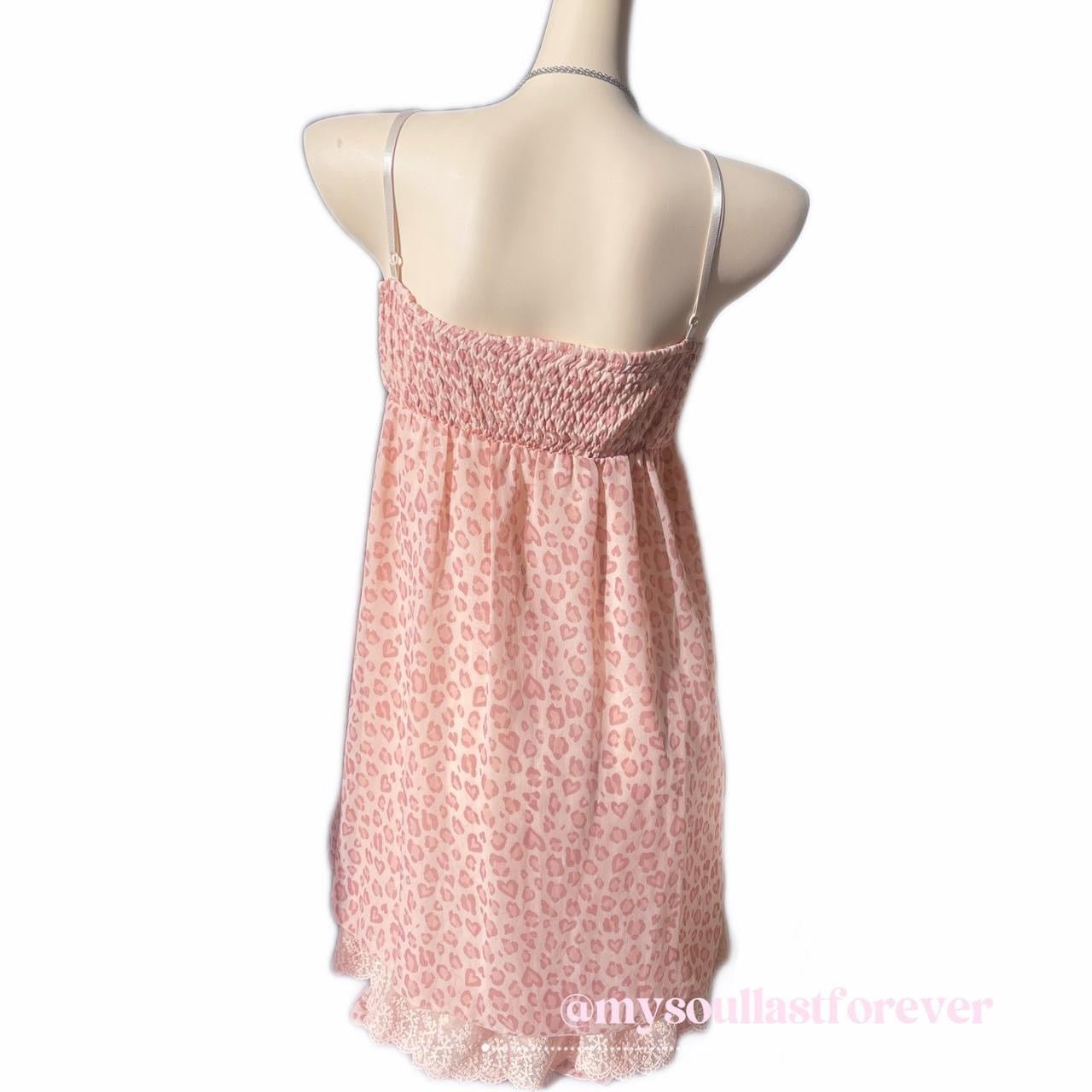 Vintage Glacier gyaru aesthetic leopard print cami dress with adjustable straps - Mysoullastforever