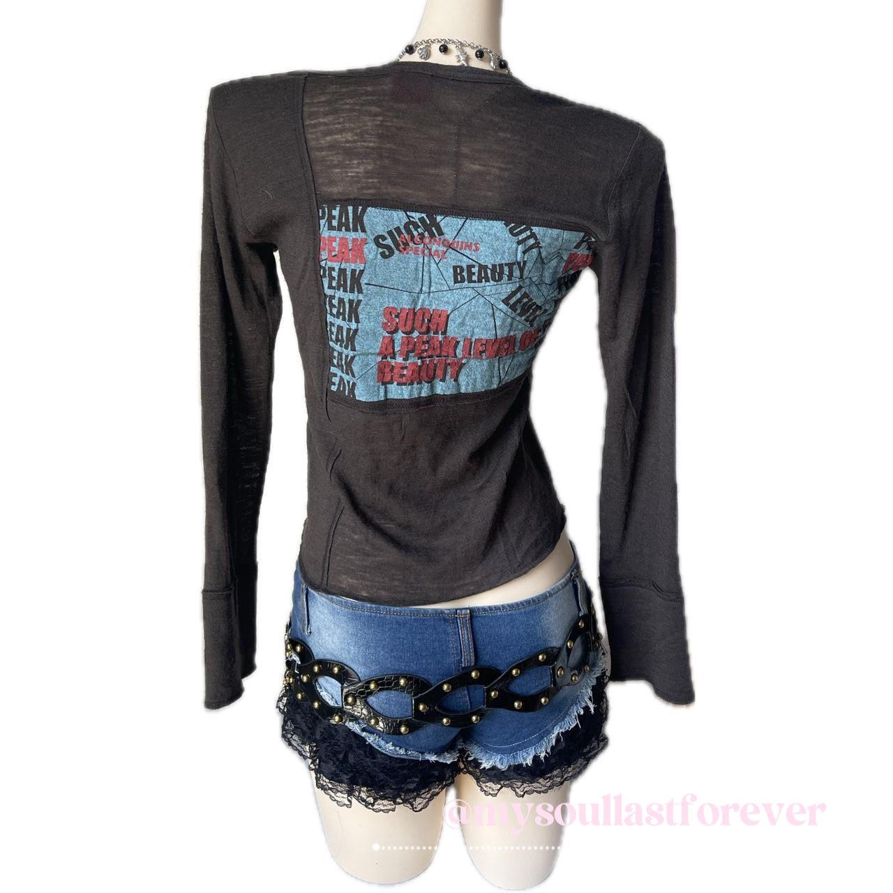 Vintage Algonquins very rare grunge aesthetic graphic long sleeve cardigan - Mysoullastforever