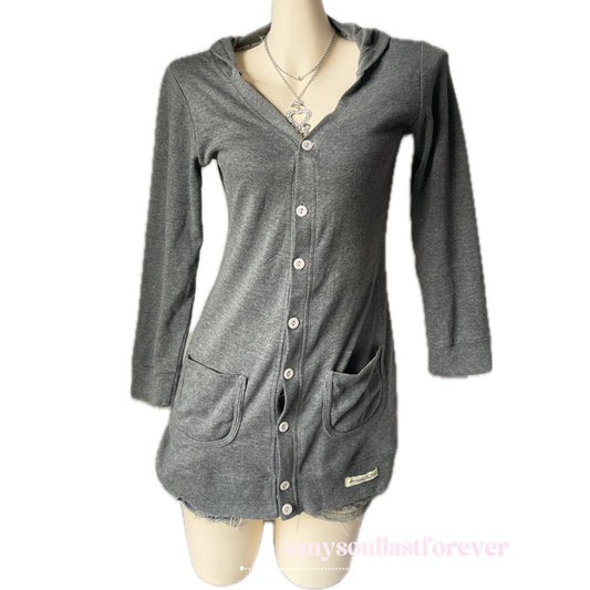 Vintage Abercrombie & Fish twilight core very rare hoodie cardigan - Mysoullastforever