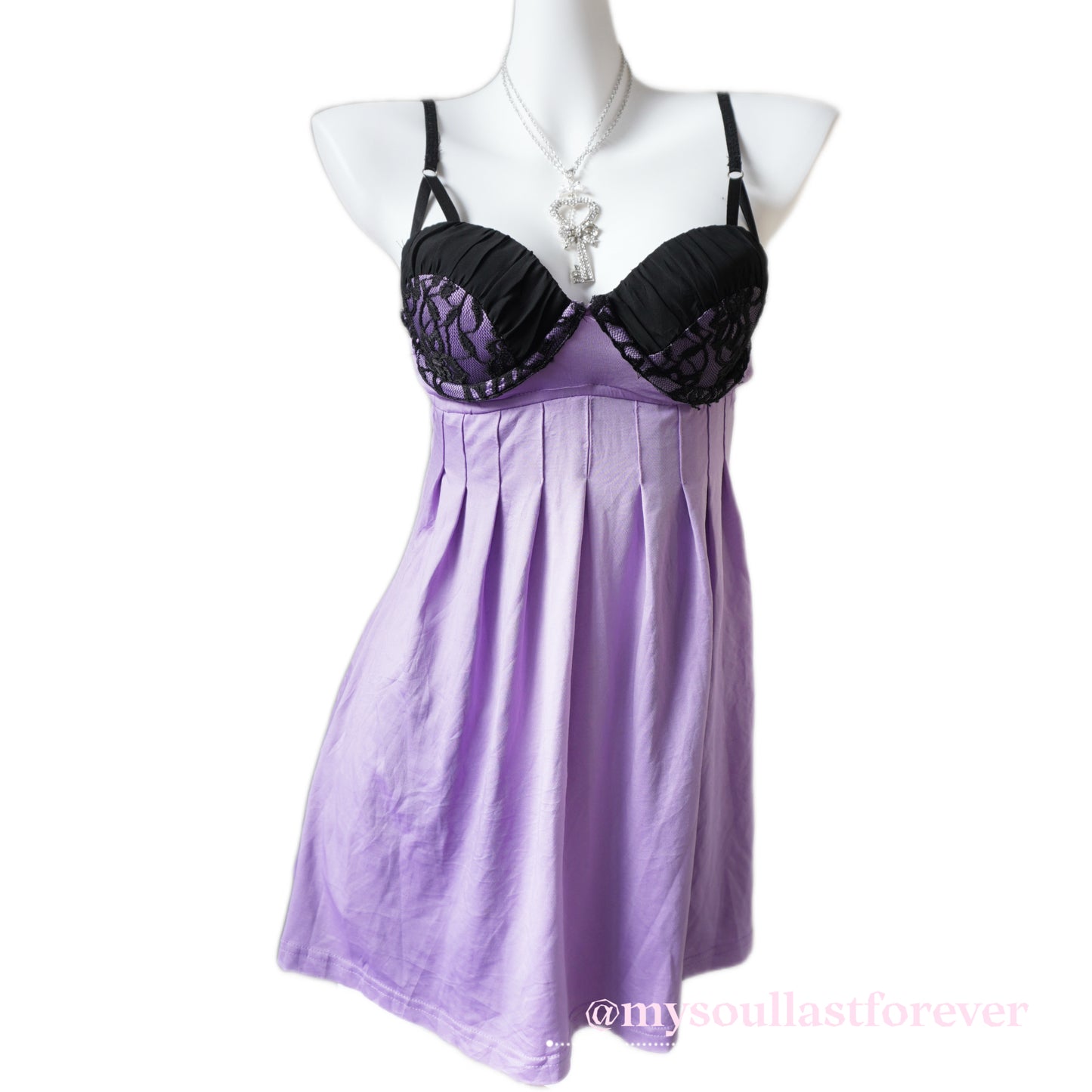 Vintage Lip Service lace ruffled cami dress - Mysoullastforever