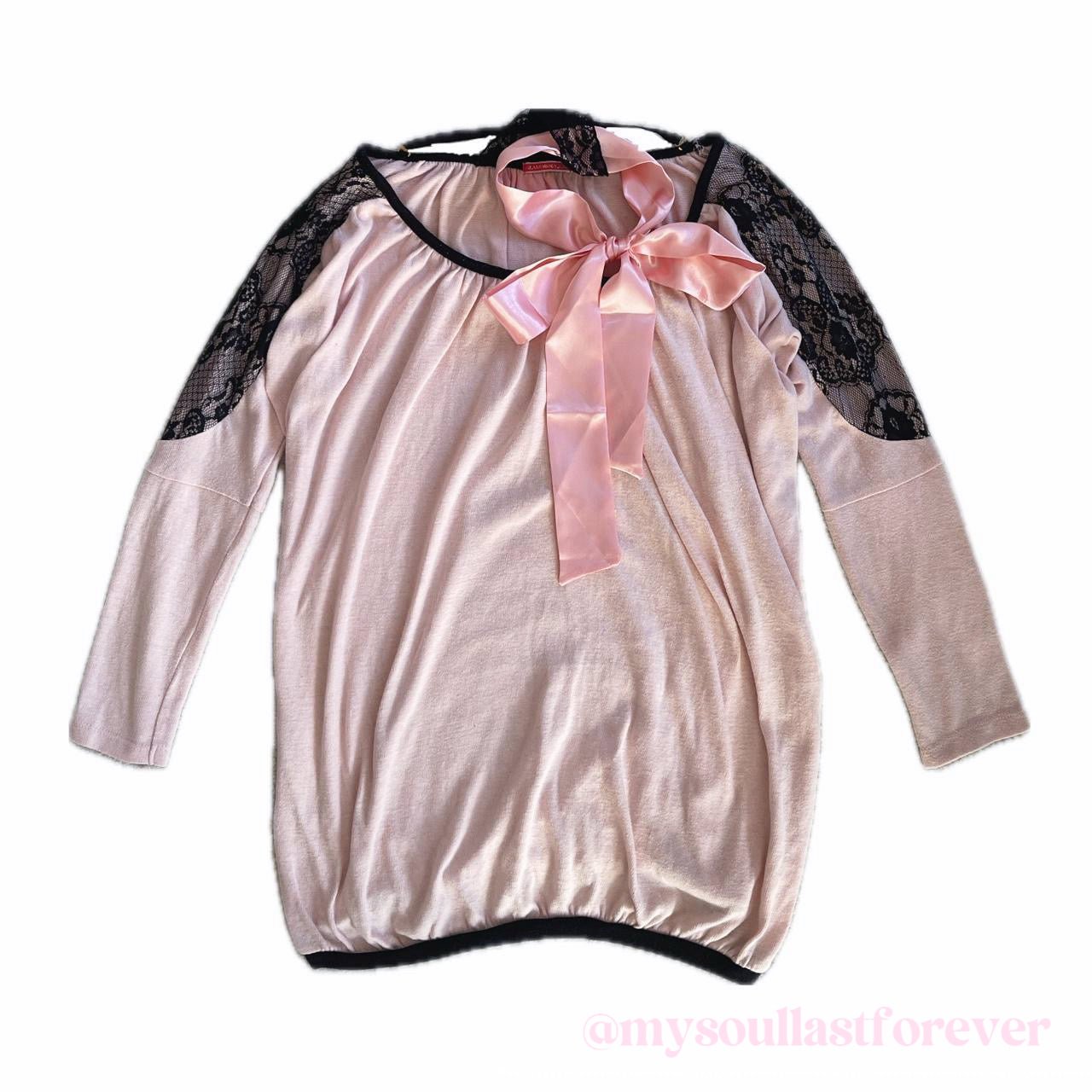 Vintage Glamorous Jane mcbling himekaji lace long sleeve dress - Mysoullastforever