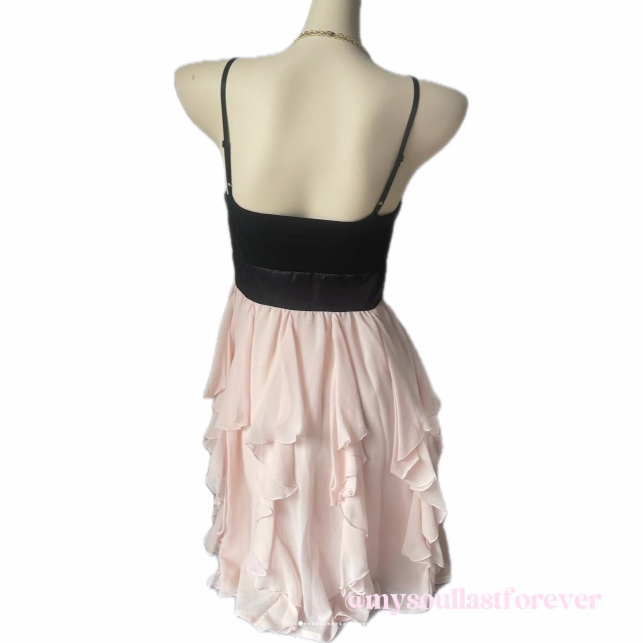 Vintage Pink Mix himekaji ruffled bow cami princess dress with lace details - Mysoullastforever