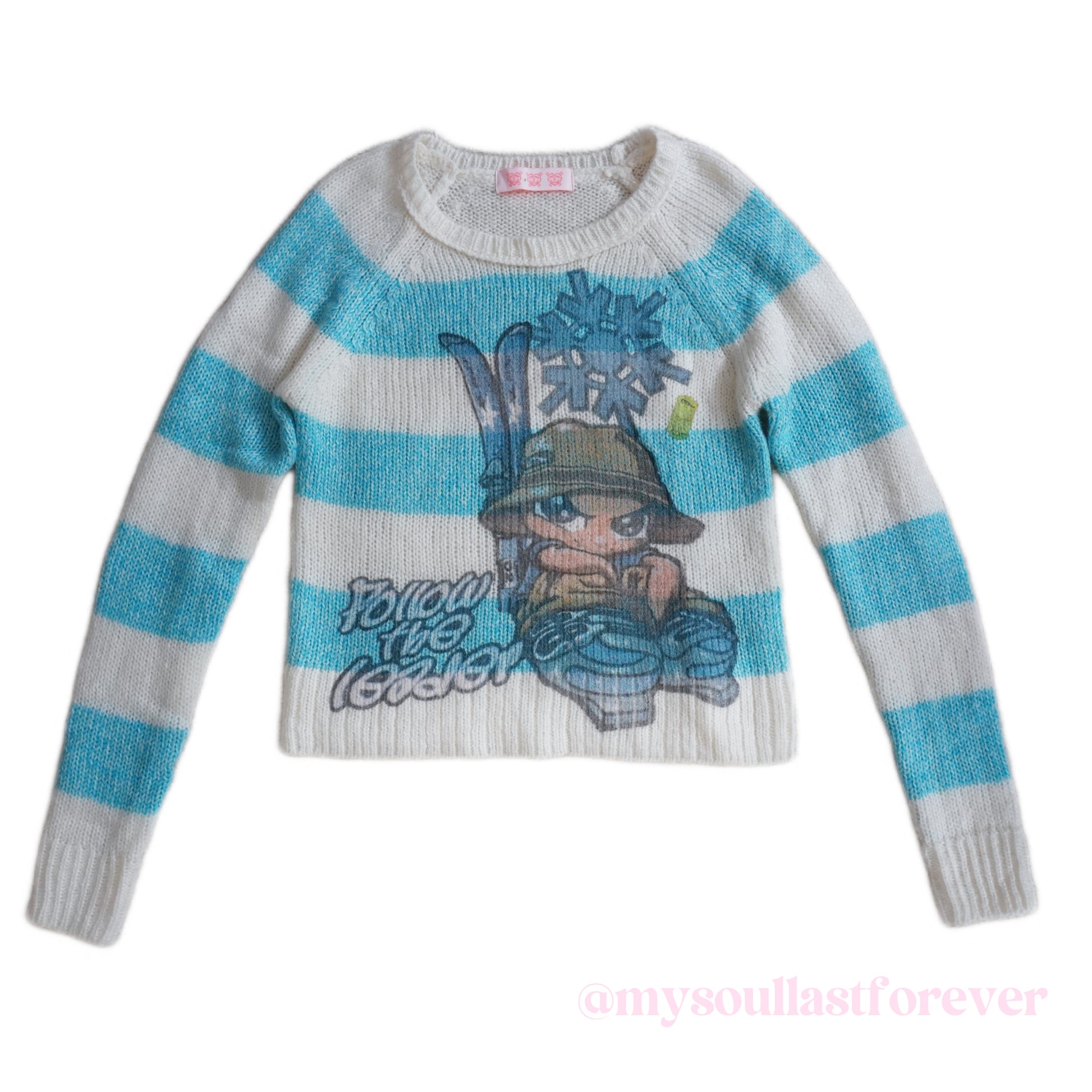 Texevasion independent designer brand knit striped sweater - Mysoullastforever