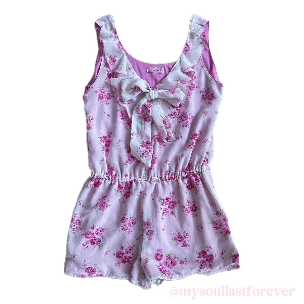 Vintage MA*RS Sugar Gloss himekaji super rare flora print bodysuit - Mysoullastforever