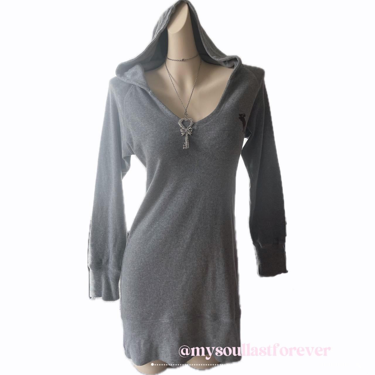 Vintage Abercrombie & Fitch brand very rare knit hoodie dress - Mysoullastforever