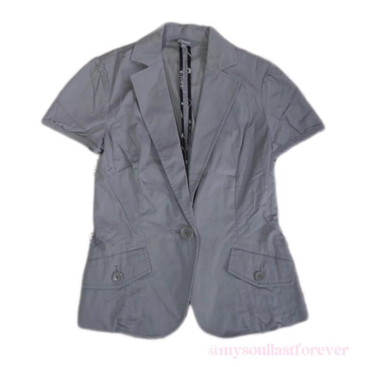 Vintage Etam archive aesthetic office siren frill cropped jacket - Mysoullastforever