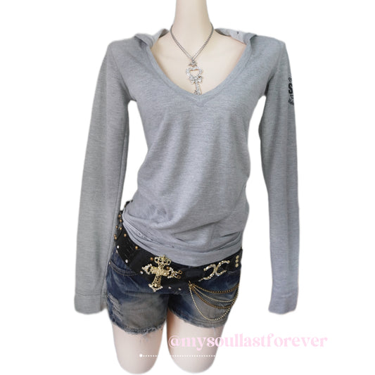 Vintage Skinny Lip archive aesthetic long sleeve hoodie - Mysoullastforever